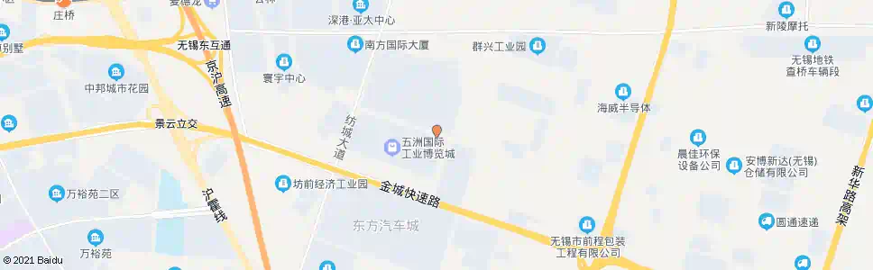 无锡纺和路(韩国馆)_公交站地图_无锡公交_妙搜公交查询2025