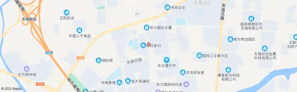 无锡梓旺苑_公交站地图_无锡公交_妙搜公交查询2025