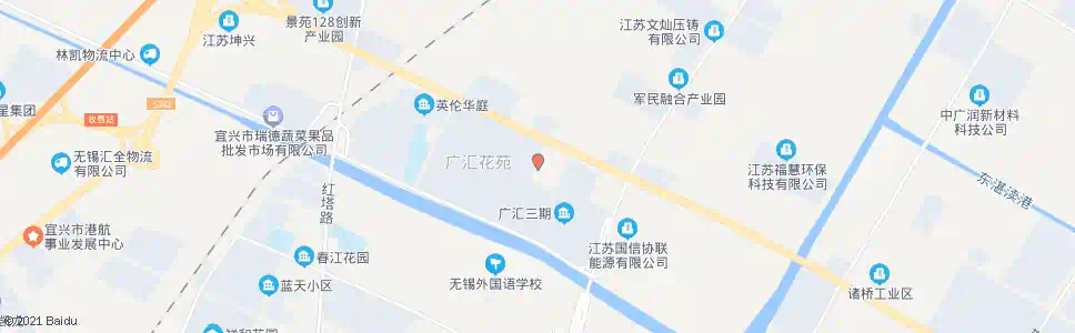 无锡广汇花苑_公交站地图_无锡公交_妙搜公交查询2025