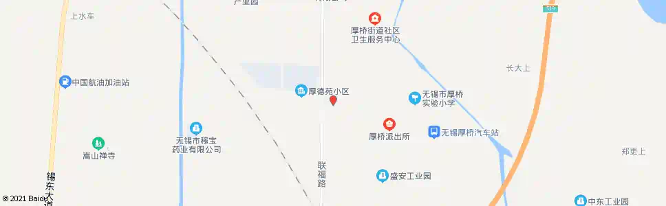 无锡厚桥街道_公交站地图_无锡公交_妙搜公交查询2025