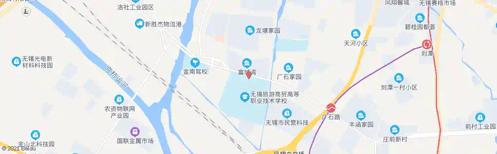 无锡旅游商贸学校(水澄路)_公交站地图_无锡公交_妙搜公交查询2025