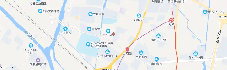 无锡广石家园_公交站地图_无锡公交_妙搜公交查询2025