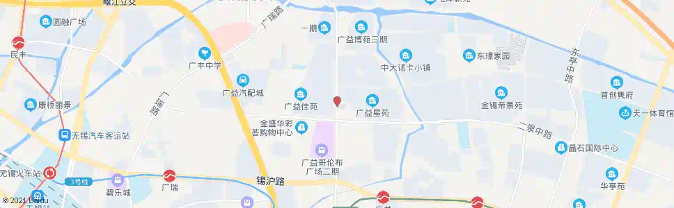 无锡广益星苑西大门_公交站地图_无锡公交_妙搜公交查询2025