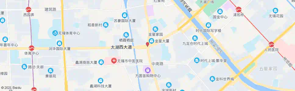 无锡红星路(太湖大道)_公交站地图_无锡公交_妙搜公交查询2025