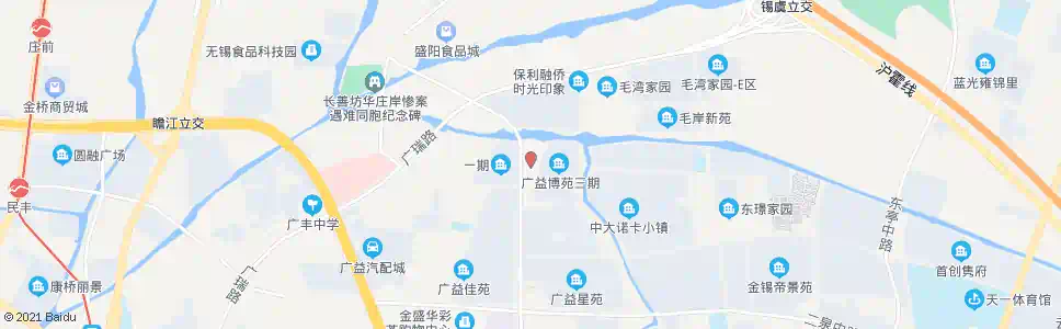 无锡广益博苑_公交站地图_无锡公交_妙搜公交查询2025