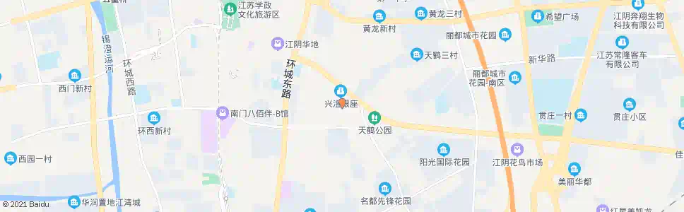 无锡兴澄锦苑_公交站地图_无锡公交_妙搜公交查询2025