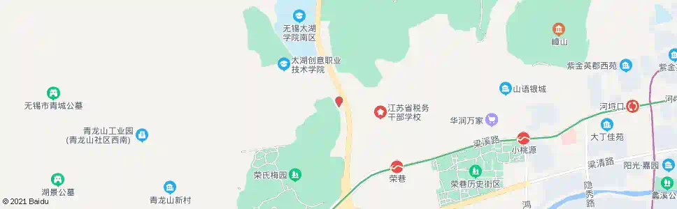 无锡江原医院(钱荣路)_公交站地图_无锡公交_妙搜公交查询2025