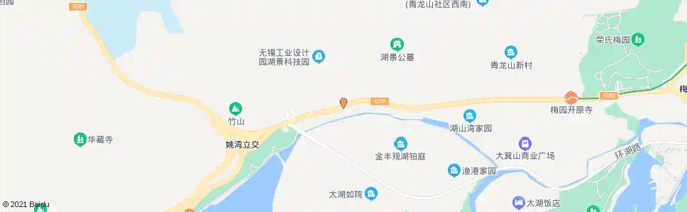 无锡湖景科技园(十八湾农庄)_公交站地图_无锡公交_妙搜公交查询2025