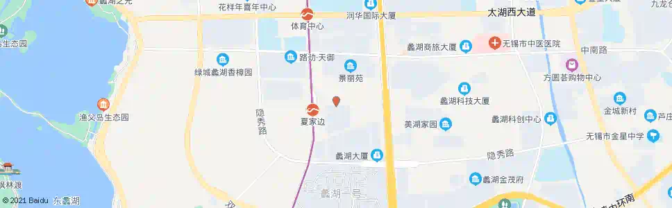 无锡蠡夏路(望山路)_公交站地图_无锡公交_妙搜公交查询2025