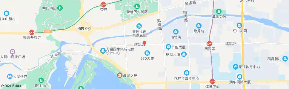 无锡白水荡_公交站地图_无锡公交_妙搜公交查询2025