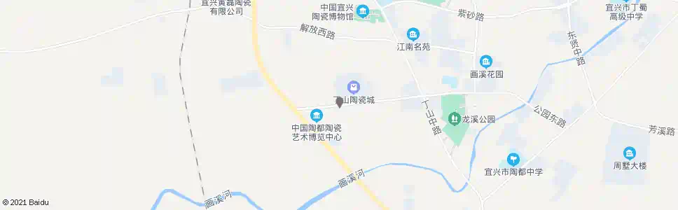 无锡陶瓷城步行街(西行)_公交站地图_无锡公交_妙搜公交查询2025