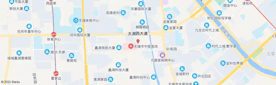 无锡湖滨路(市中医院)_公交站地图_无锡公交_妙搜公交查询2025