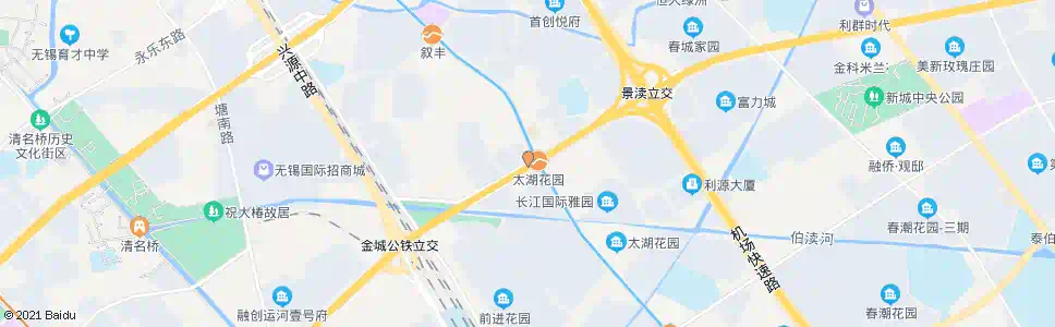 无锡金城路_公交站地图_无锡公交_妙搜公交查询2025