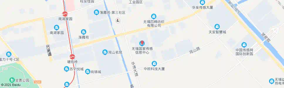 无锡国家软件园(传感中心)_公交站地图_无锡公交_妙搜公交查询2025