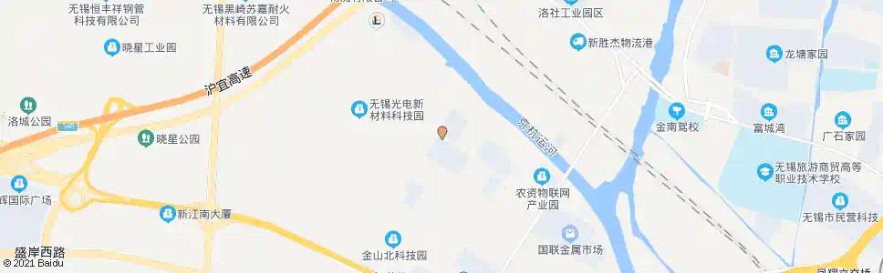 无锡金山四支路(科虹标牌)_公交站地图_无锡公交_妙搜公交查询2025