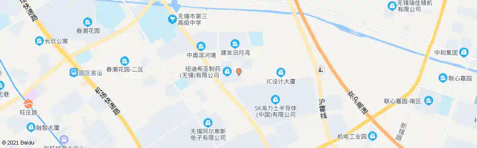 无锡海力士宿舍_公交站地图_无锡公交_妙搜公交查询2025
