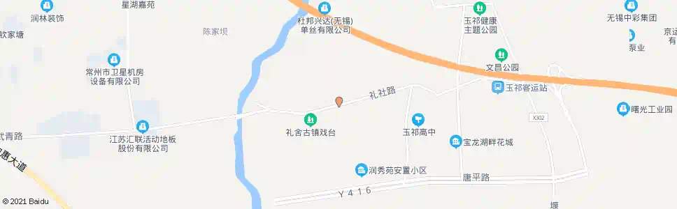 无锡礼舍_公交站地图_无锡公交_妙搜公交查询2025