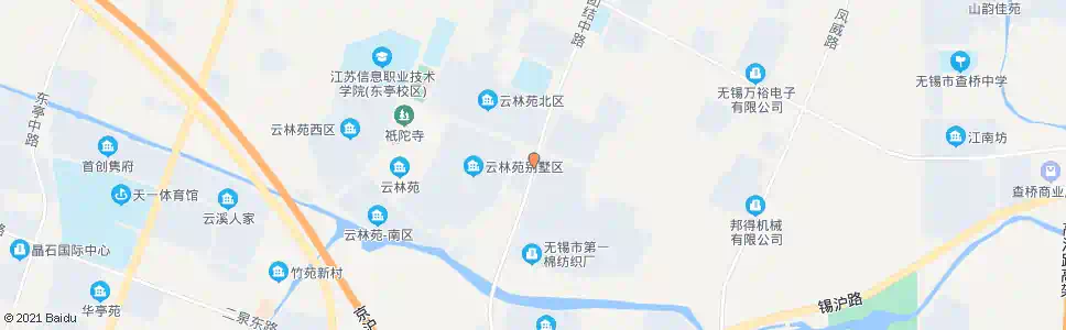 无锡清华同方_公交站地图_无锡公交_妙搜公交查询2025