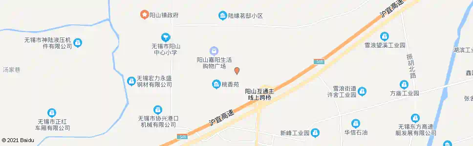 无锡阳山停车场_公交站地图_无锡公交_妙搜公交查询2025