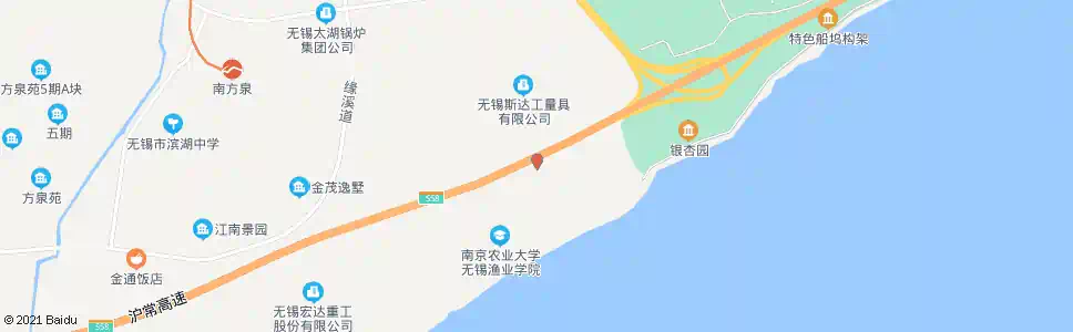 无锡任宾路(渔业学院)_公交站地图_无锡公交_妙搜公交查询2025