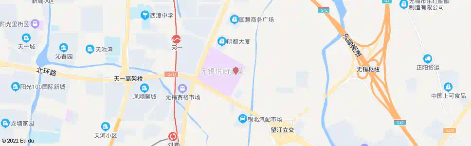无锡明发商业广场_公交站地图_无锡公交_妙搜公交查询2025