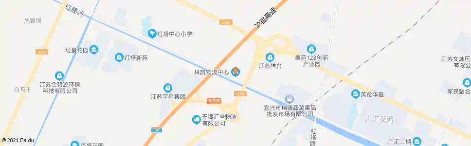 无锡林凯物流中心_公交站地图_无锡公交_妙搜公交查询2025