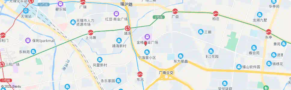 无锡宁海里_公交站地图_无锡公交_妙搜公交查询2025