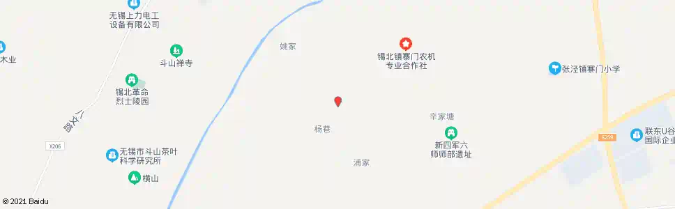 无锡翠竹路(杨巷上)_公交站地图_无锡公交_妙搜公交查询2025