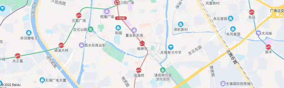 无锡南禅寺站_公交站地图_无锡公交_妙搜公交查询2025