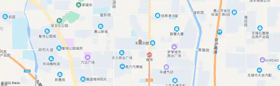 无锡奥林匹克花园_公交站地图_无锡公交_妙搜公交查询2025