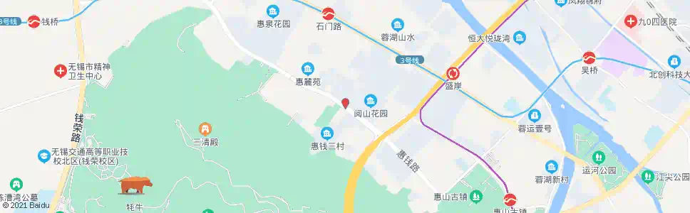 无锡烈士陵园_公交站地图_无锡公交_妙搜公交查询2025