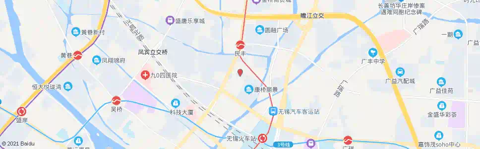 无锡锡澄二村_公交站地图_无锡公交_妙搜公交查询2025