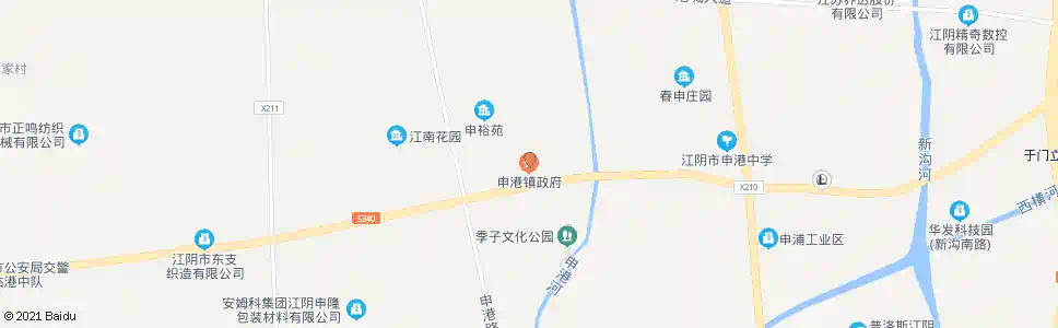 无锡申港镇政府_公交站地图_无锡公交_妙搜公交查询2025
