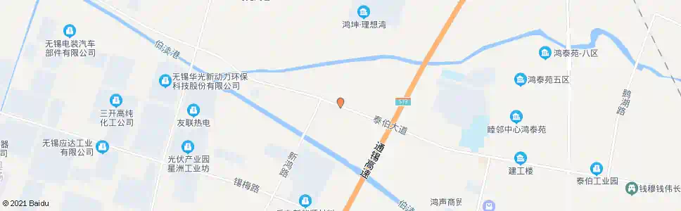 无锡鸿山路_公交站地图_无锡公交_妙搜公交查询2025
