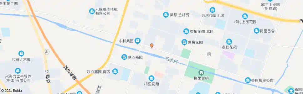无锡泰伯大道(新洲路)_公交站地图_无锡公交_妙搜公交查询2025