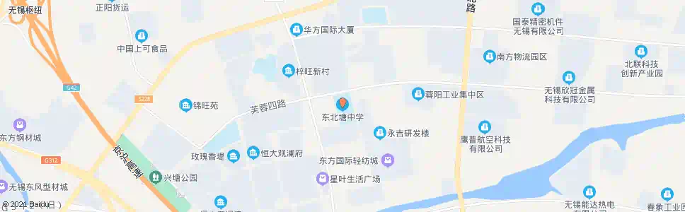 无锡东北塘中学_公交站地图_无锡公交_妙搜公交查询2025