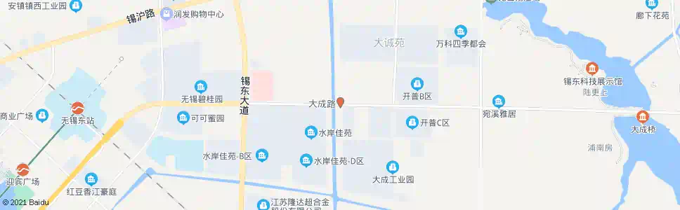 无锡走马塘路(大成路)_公交站地图_无锡公交_妙搜公交查询2025