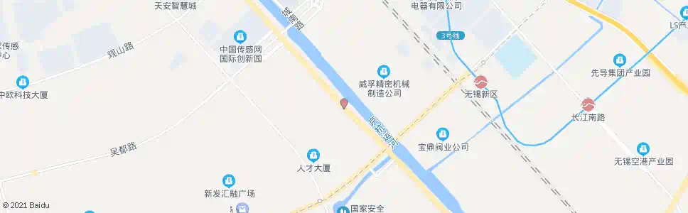 无锡运河西路(郎诗小区)_公交站地图_无锡公交_妙搜公交查询2025