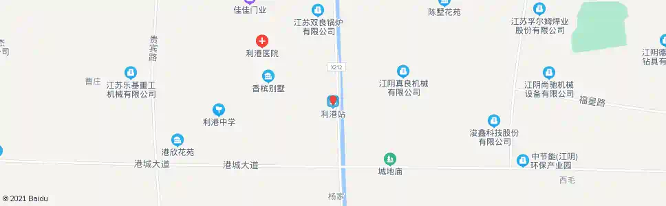 无锡利港_公交站地图_无锡公交_妙搜公交查询2025