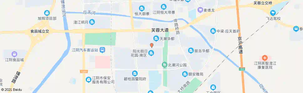 无锡天潮华都_公交站地图_无锡公交_妙搜公交查询2025