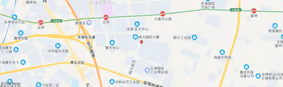 无锡新世界国际纺织服装城_公交站地图_无锡公交_妙搜公交查询2025