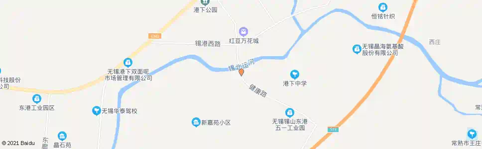 无锡港下敬老院_公交站地图_无锡公交_妙搜公交查询2025