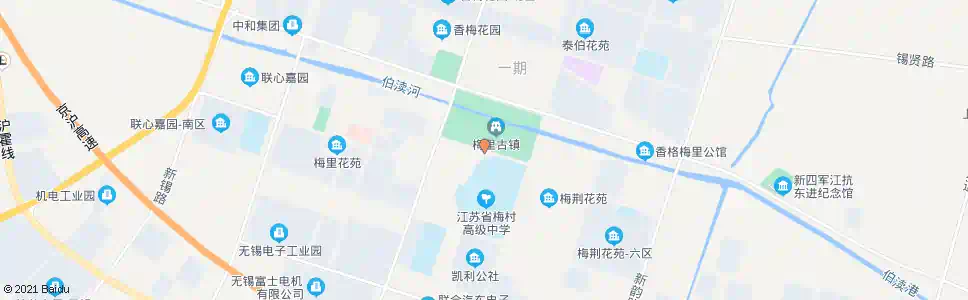 无锡泰伯庙_公交站地图_无锡公交_妙搜公交查询2025