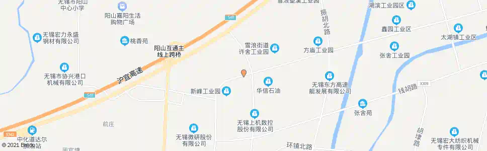 无锡胡阳路(陆藕路)_公交站地图_无锡公交_妙搜公交查询2025