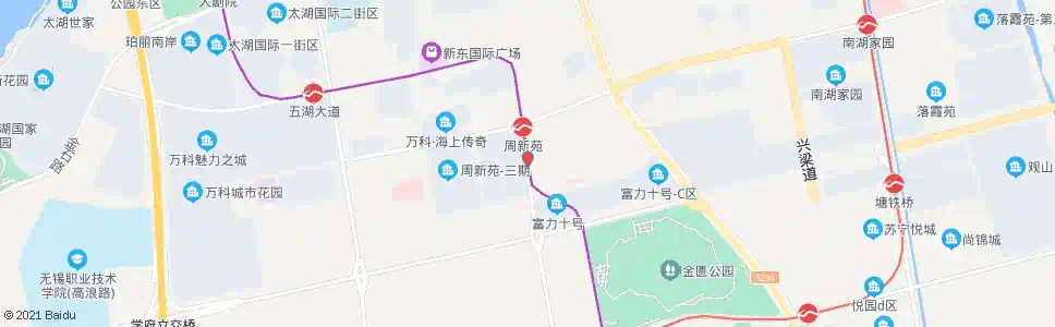 无锡大通路(立信大道)_公交站地图_无锡公交_妙搜公交查询2025