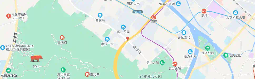 无锡凤翔南路(惠钱路)_公交站地图_无锡公交_妙搜公交查询2025