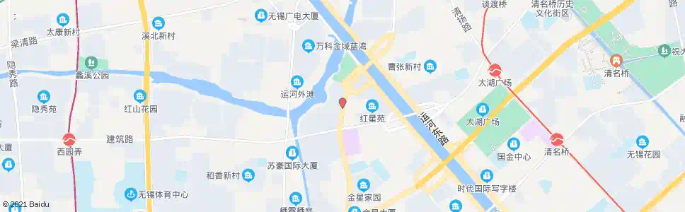 无锡红星桥_公交站地图_无锡公交_妙搜公交查询2025