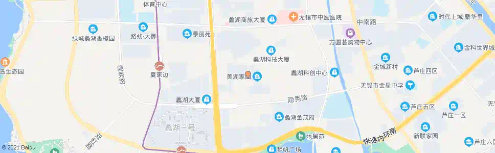 无锡景湖苑_公交站地图_无锡公交_妙搜公交查询2025