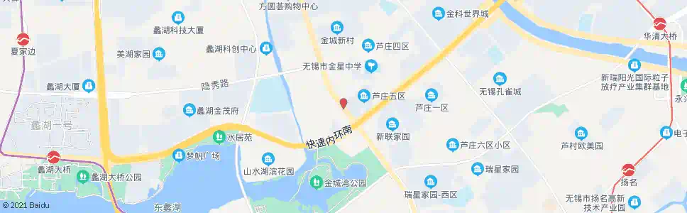 无锡金城路(贡湖大道)_公交站地图_无锡公交_妙搜公交查询2025