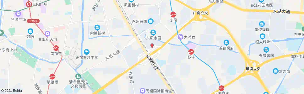 无锡兴昌路(兴竹立交北匝道)_公交站地图_无锡公交_妙搜公交查询2025